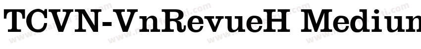 TCVN-VnRevueH Medium字体转换